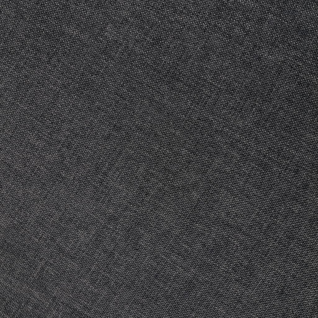 Scaun de birou pivotant, gri, lemn curbat și material textil - Lando