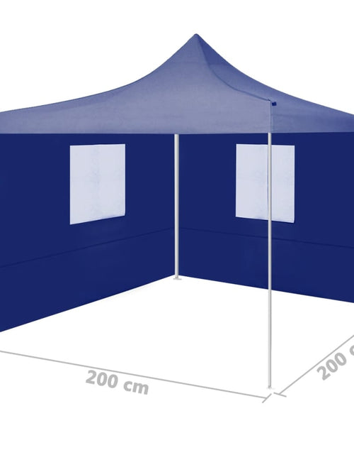 Загрузите изображение в средство просмотра галереи, Cort de petrecere pliabil cu 2 pereți, albastru, 2 x 2 m, oțel Lando - Lando
