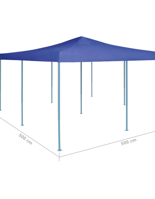 Încărcați imaginea în vizualizatorul Galerie, Pavilion pliabil, albastru, 5 x 5 m Lando - Lando
