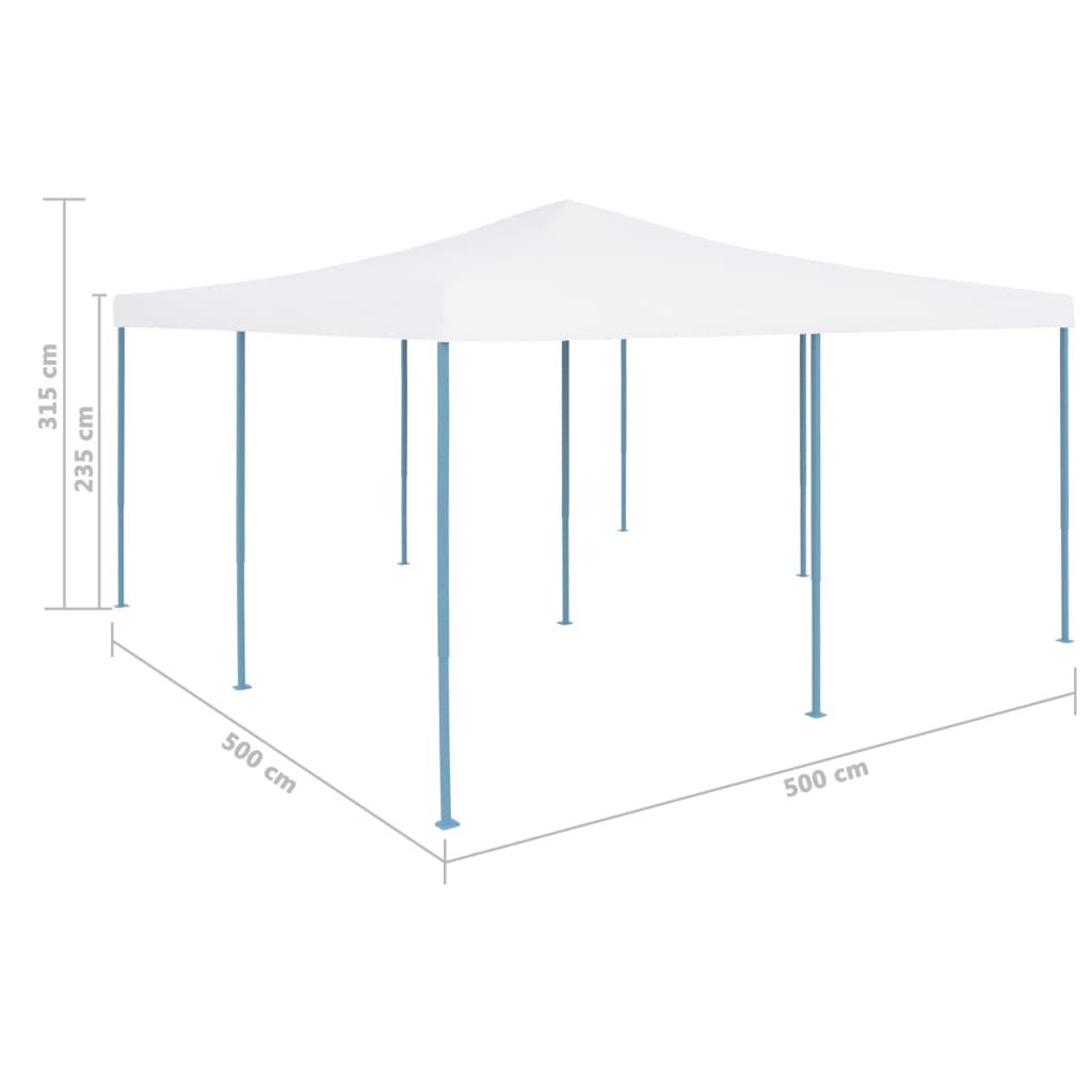 Pavilion pliabil, alb, 5 x 5 m Lando - Lando