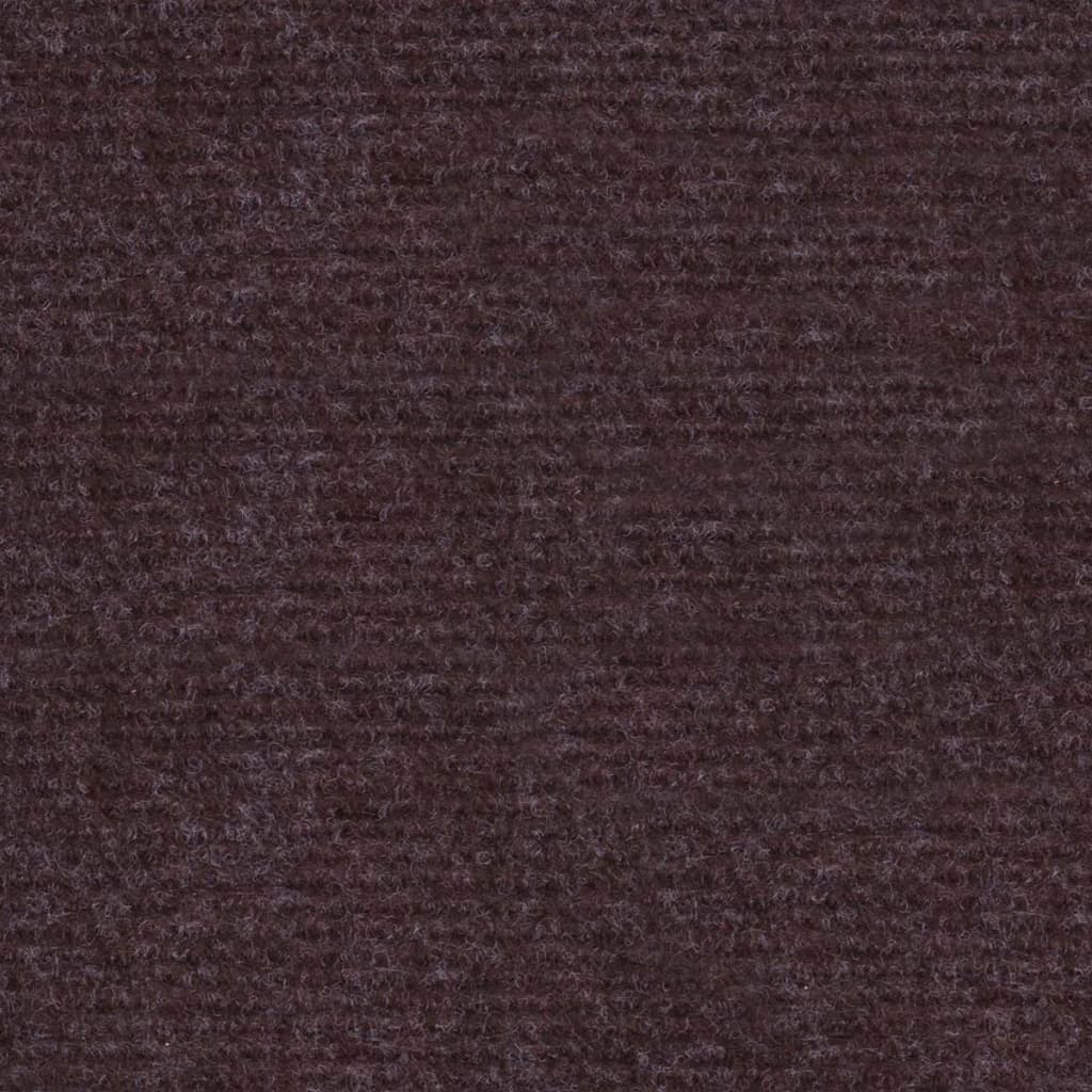 Covor pentru expoziții striat, maro, 1,2x20 m - Lando