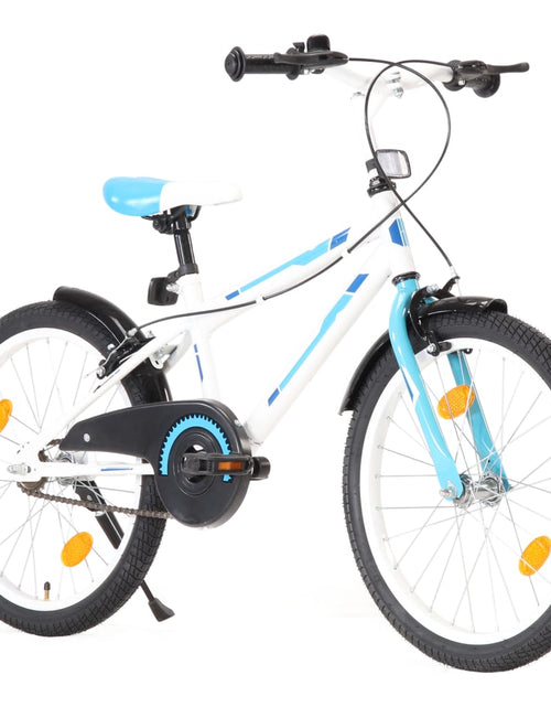 Загрузите изображение в средство просмотра галереи, Bicicletă pentru copii, albastru și alb, 20 inci Lando - Lando
