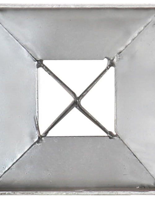 Загрузите изображение в средство просмотра галереи, Țăruși de sol, 12 buc., argintiu, 7x7x90 cm, oțel galvanizat Lando - Lando
