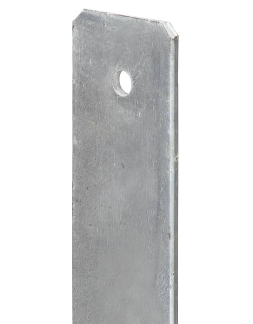 Загрузите изображение в средство просмотра галереи, Ancore de gard, 6 buc., argintiu, 12x6x60 cm, oțel galvanizat Lando - Lando
