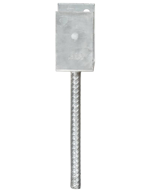 Загрузите изображение в средство просмотра галереи, Ancore de gard, 6 buc., argintiu, 9x6x30 cm, oțel galvanizat Lando - Lando
