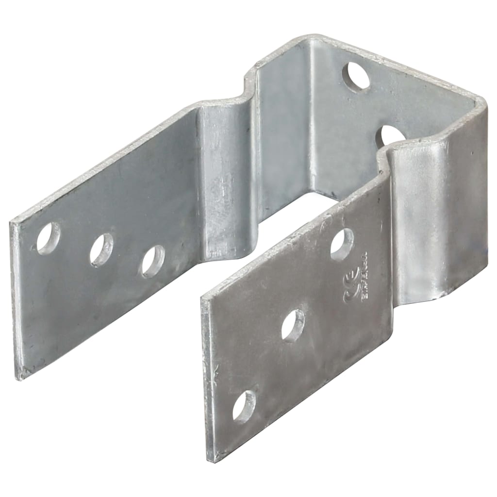 Ancore de gard, 6 buc., argintiu, 7x6x15 cm, oțel galvanizat Lando - Lando