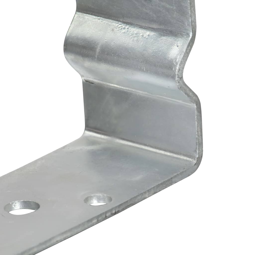 Ancore de gard, 6 buc., argintiu, 7x6x15 cm, oțel galvanizat Lando - Lando