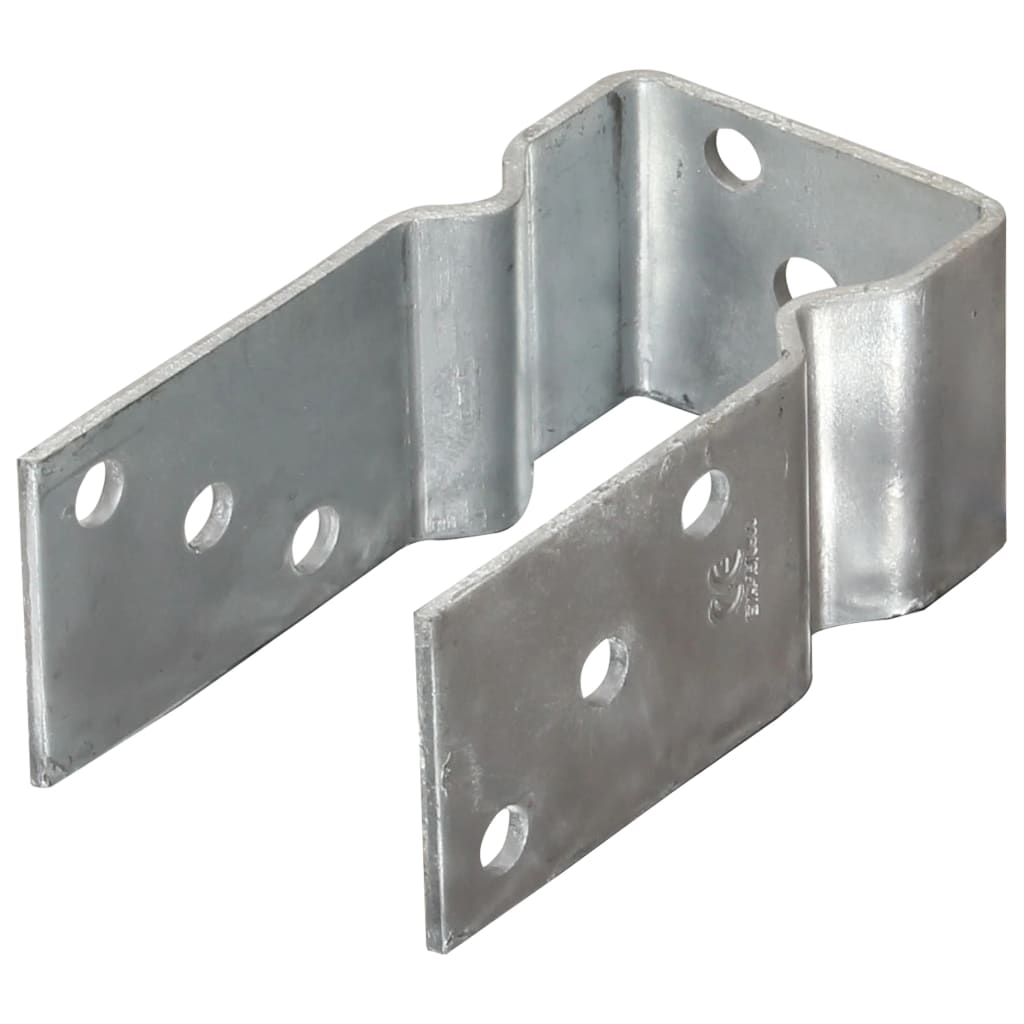 Ancore de gard, 6 buc., argintiu, 8x6x15 cm, oțel galvanizat Lando - Lando