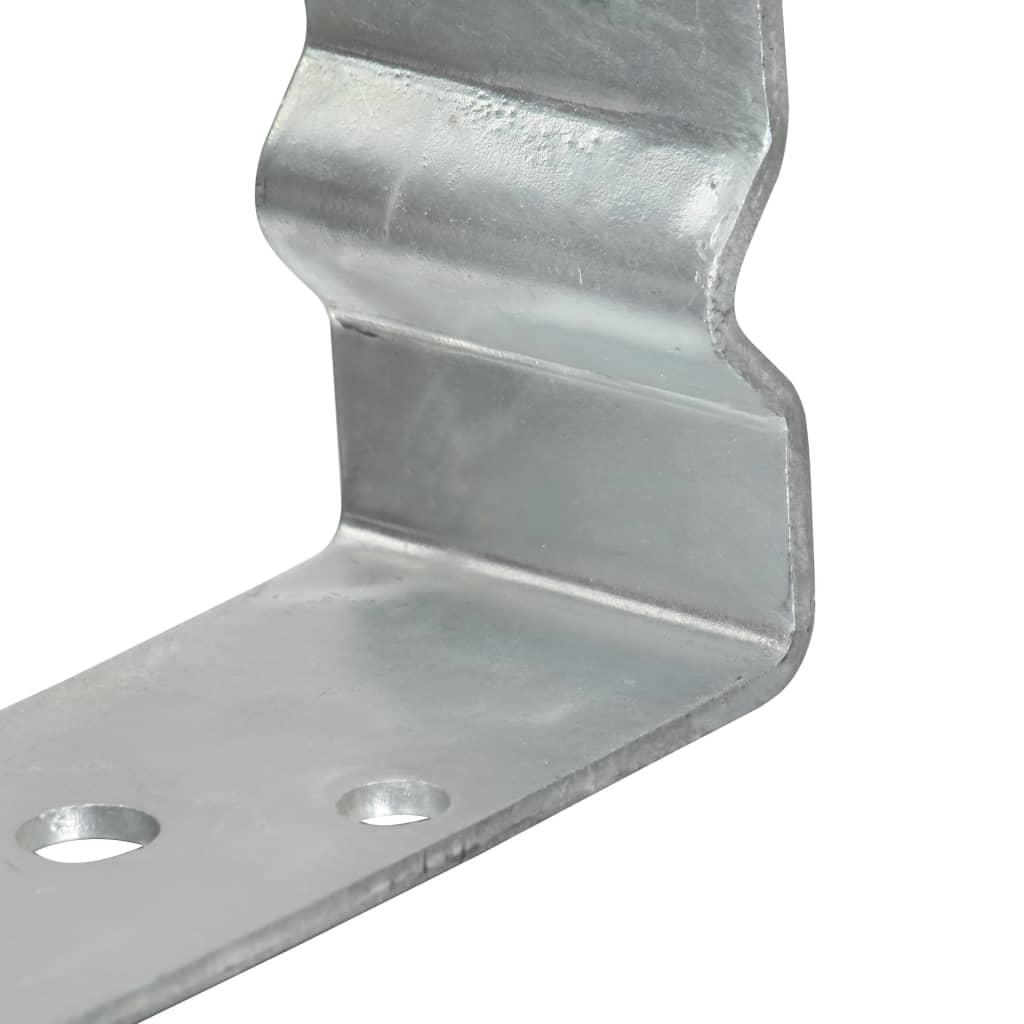 Ancore de gard, 6 buc., argintiu, 8x6x15 cm, oțel galvanizat Lando - Lando