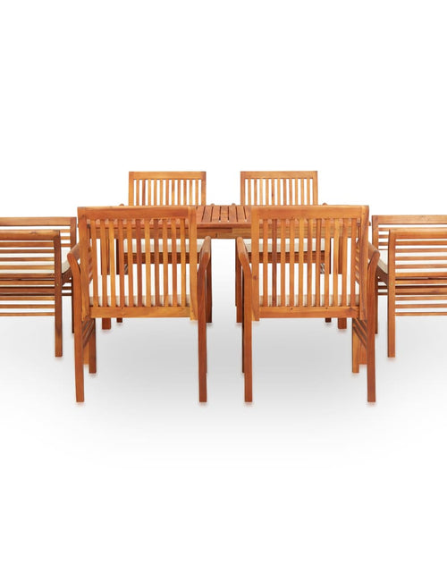 Încărcați imaginea în vizualizatorul Galerie, Set mobilier de exterior cu perne 7 piese lemn masiv de acacia - Lando
