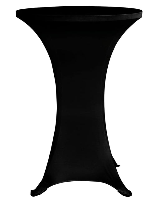 Загрузите изображение в средство просмотра галереи, Husă de masă cu picior Ø60 cm, 4 buc., negru, elastic - Lando
