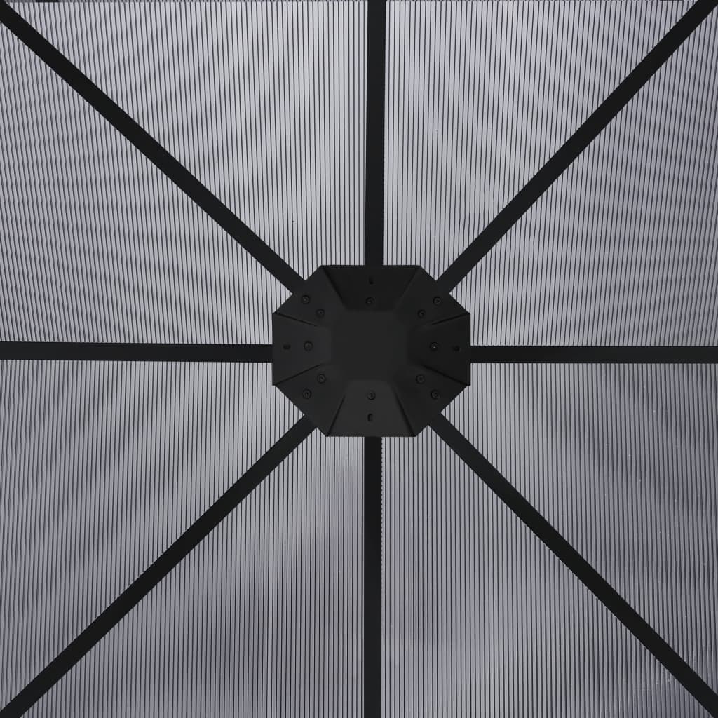 Pavilion cu perdele, antracit, 300 x 300 x 265 cm Lando - Lando