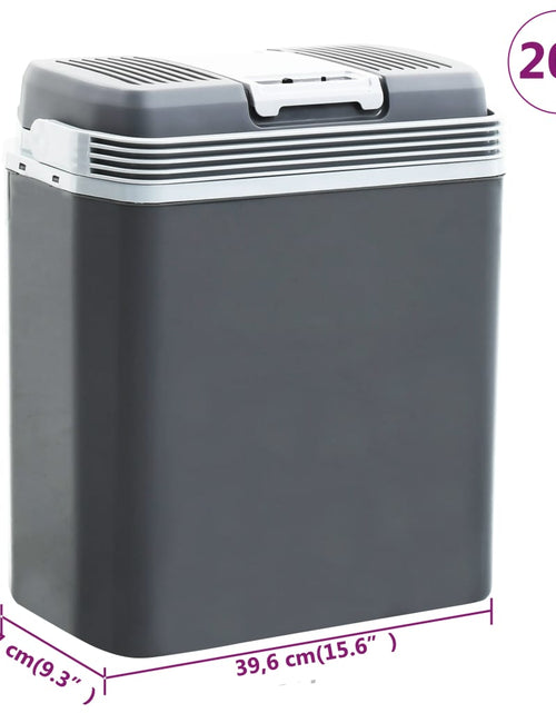 Загрузите изображение в средство просмотра галереи, Ladă frigorifică termoelectrică portabilă 20 L 12 V 230 V E - Lando
