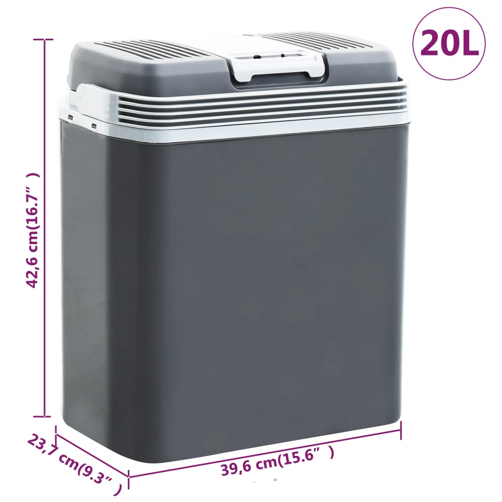 Ladă frigorifică termoelectrică portabilă 20 L 12 V 230 V E - Lando