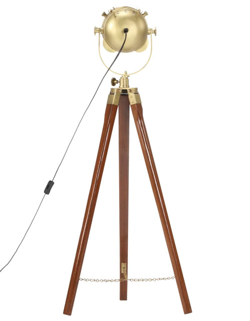 Загрузите изображение в средство просмотра галереи, Lampă de podea cu trepied, 97 cm, lemn masiv de mango - Lando
