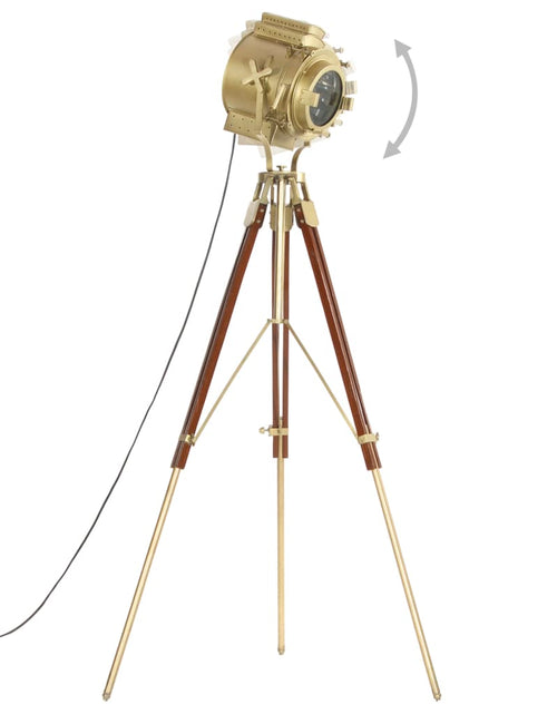 Загрузите изображение в средство просмотра галереи, Lampă de podea cu trepied, 193 cm, lemn masiv de mango - Lando
