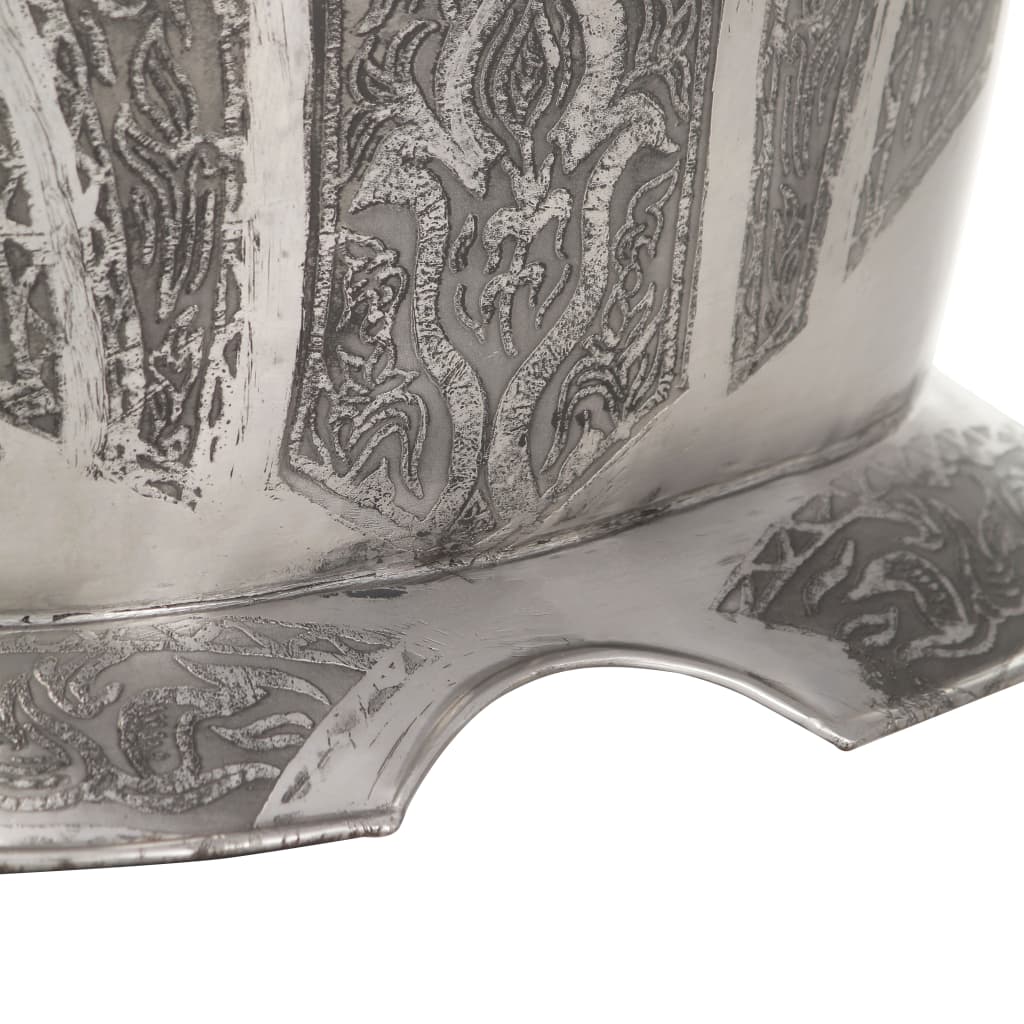 Replică armură cavaler medieval jocuri de rol, argintiu, oțel - Lando
