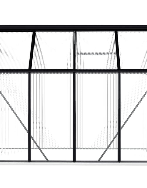 Încărcați imaginea în vizualizatorul Galerie, Seră cu cadru de bază, antracit, 4,75 m², aluminiu Lando - Lando
