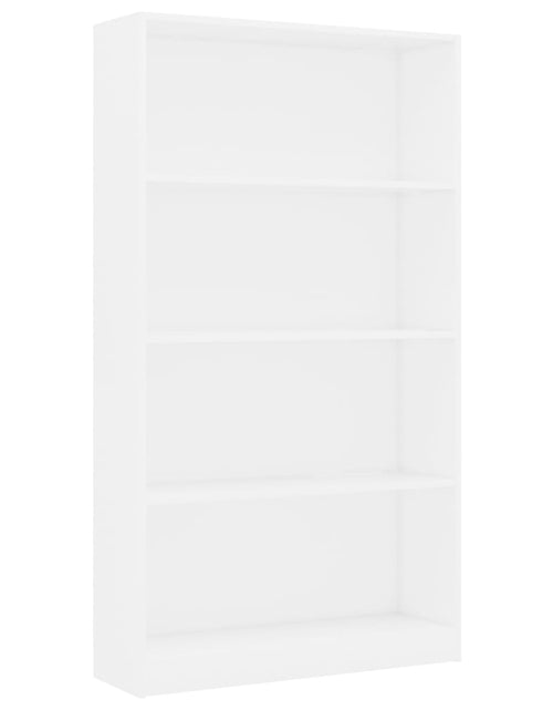 Încărcați imaginea în vizualizatorul Galerie, Bibliotecă cu 4 rafturi, alb, 80x24x142 cm, PAL Lando - Lando
