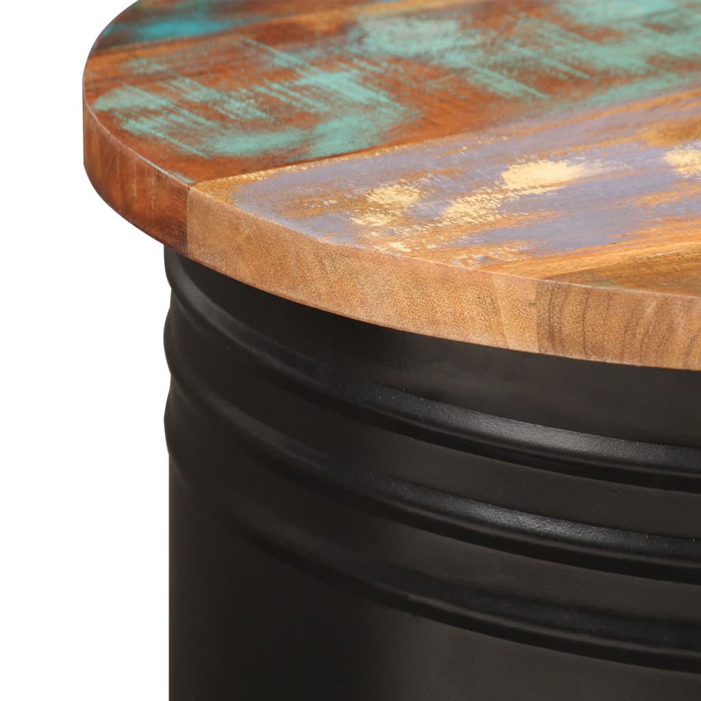 Măsuță de cafea, 43 x 55 cm, lemn masiv reciclat Lando - Lando