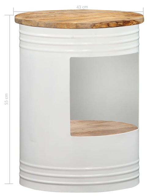 Încărcați imaginea în vizualizatorul Galerie, Măsuță de cafea, 43 x 55 cm, lemn masiv de mango Lando - Lando
