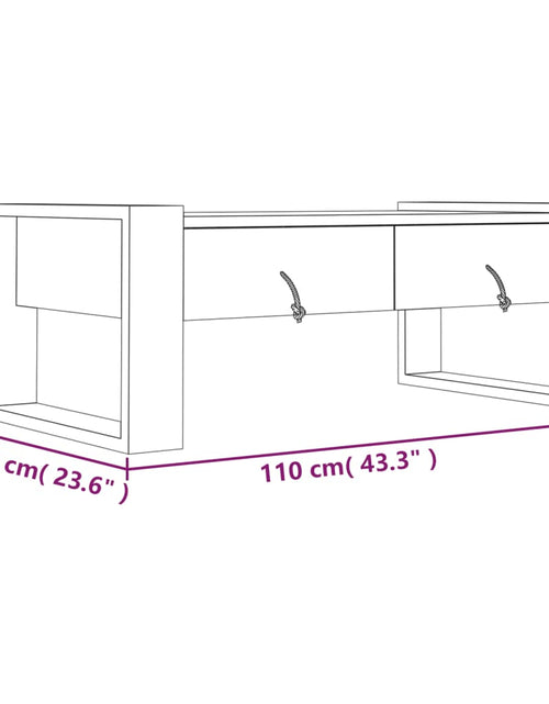 Загрузите изображение в средство просмотра галереи, Măsuță de cafea, 110 x 60 x 40 cm, lemn masiv de tec Lando - Lando
