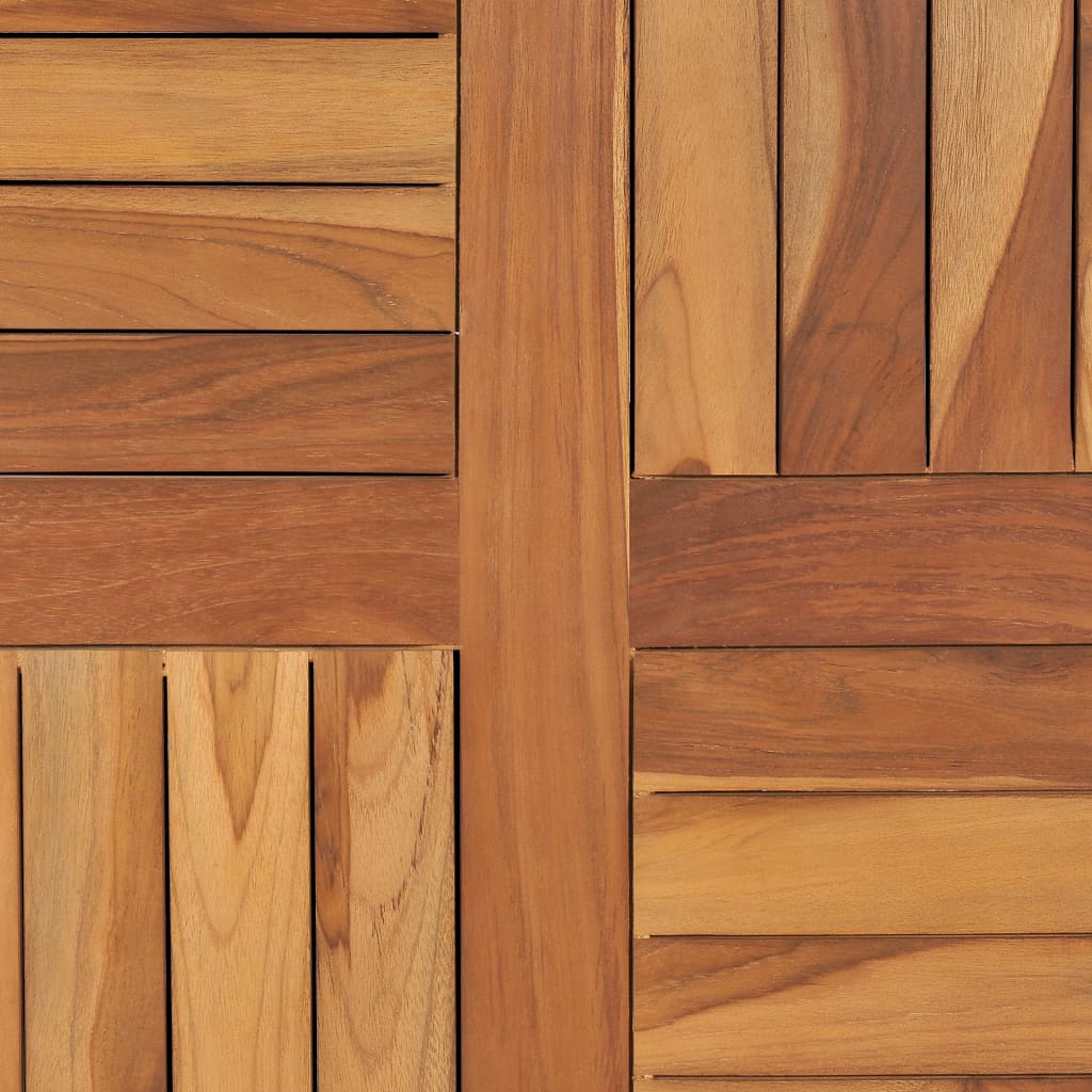 Blat de masă rotund, 70 cm, lemn masiv de tec, 2,5 cm - Lando