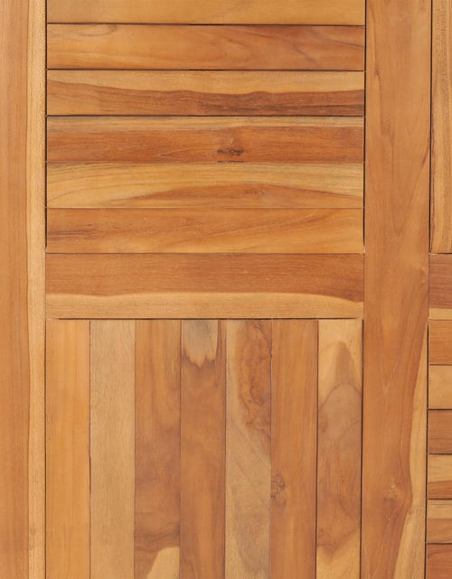 Загрузите изображение в средство просмотра галереи, Blat de masă pătrată, 90 x 90 x 2,5 cm, lemn masiv de tec - Lando
