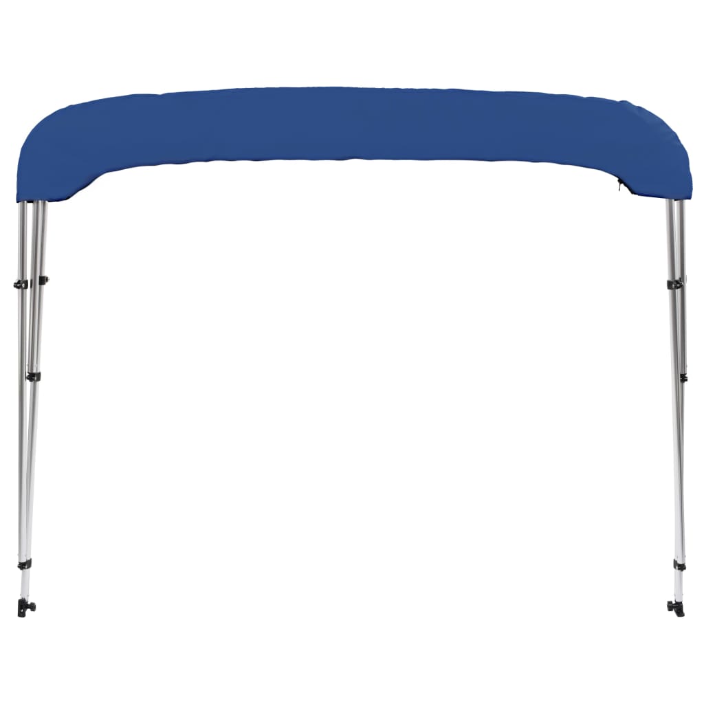 Parasolar barcă Bimini cu 3 arcuri, albastru, 183x180x137 cm Lando - Lando