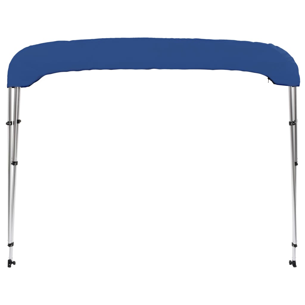 Parasolar barcă Bimini cu 3 arcuri, albastru, 183x196x137 cm Lando - Lando