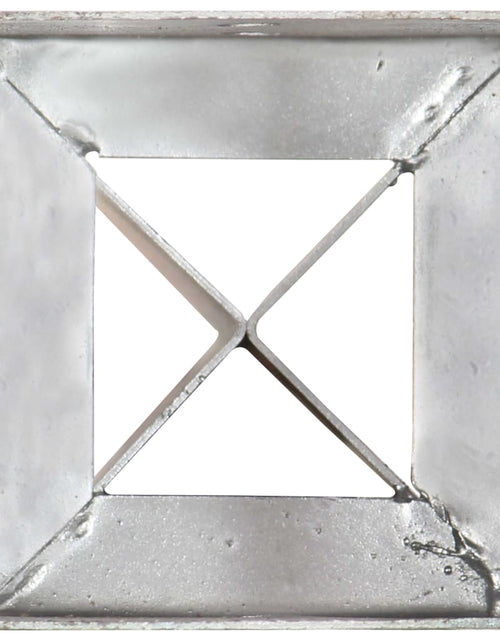 Загрузите изображение в средство просмотра галереи, Țăruși de sol, 12 buc., argintiu, 10x10x91 cm, oțel galvanizat Lando - Lando
