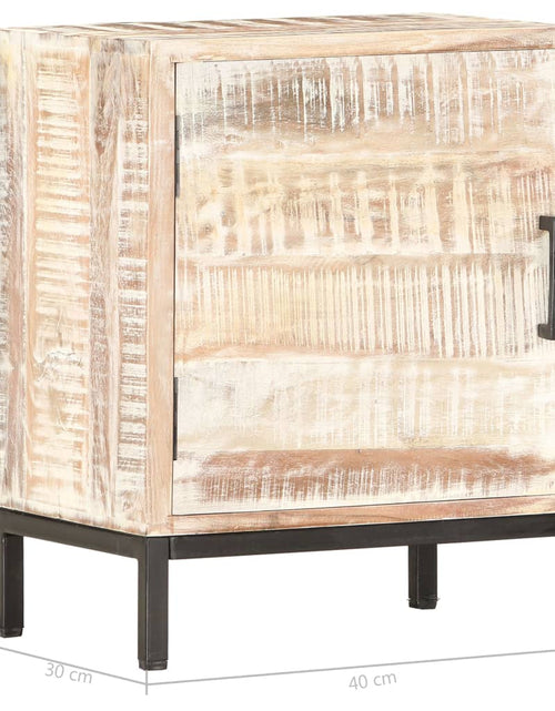 Încărcați imaginea în vizualizatorul Galerie, Noptieră, 40x30x50 cm, lemn masiv de acacia - Lando
