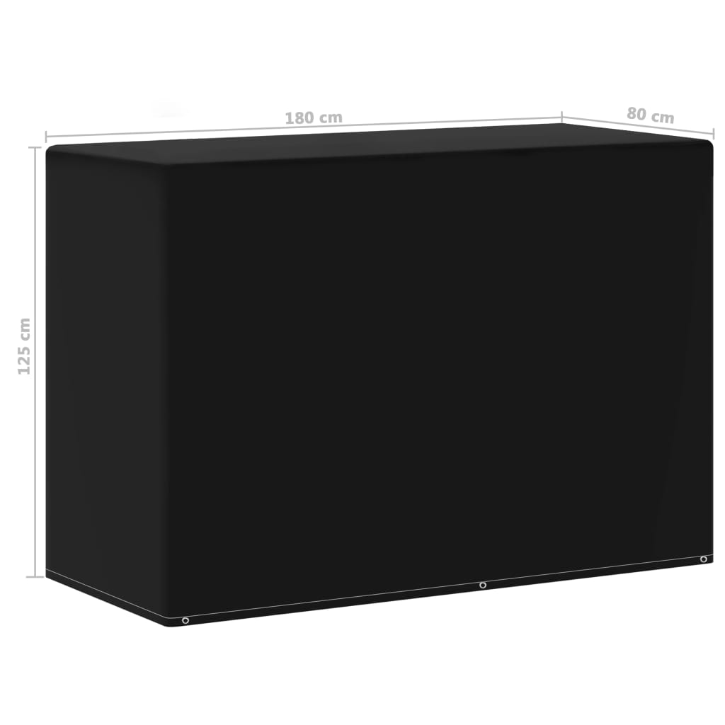 Husă mobilier grădină pentru grătar gaz 6 ocheți 180x80x125 cm - Lando