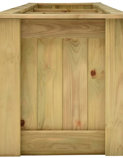 Загрузите изображение в средство просмотра галереи, Jardinieră înaltă, 291 x 50 x 50 cm, lemn de pin tratat Lando - Lando
