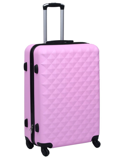 Загрузите изображение в средство просмотра галереи, Set de valize cu carcasă rigidă, 3 piese, roz, ABS - Lando
