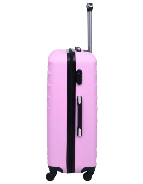 Încărcați imaginea în vizualizatorul Galerie, Set de valize cu carcasă rigidă, 3 piese, roz, ABS - Lando

