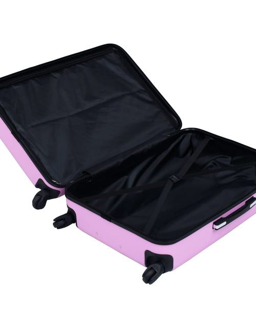 Загрузите изображение в средство просмотра галереи, Set de valize cu carcasă rigidă, 3 piese, roz, ABS - Lando

