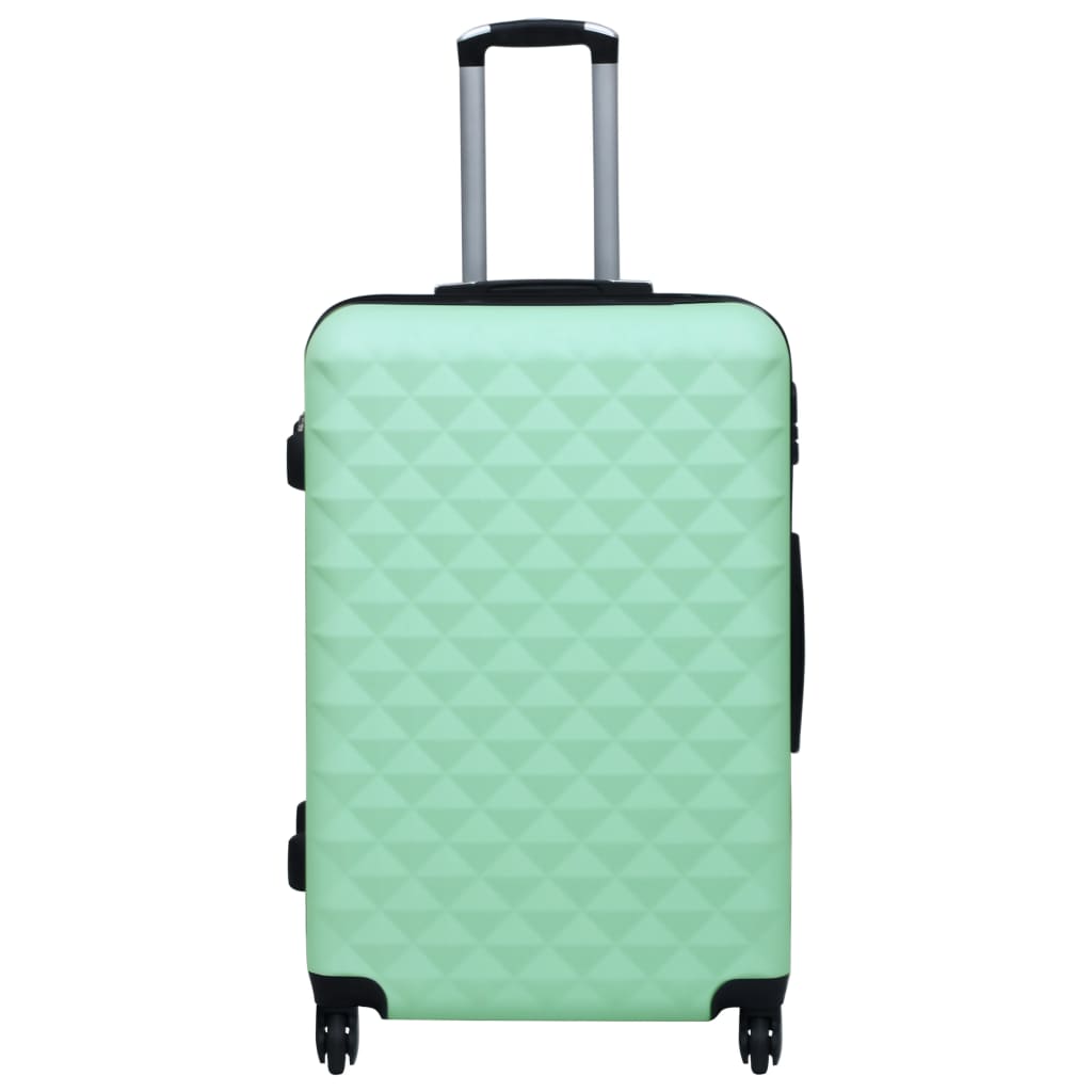 Set de valize cu carcasă rigidă, 3 piese, verde mentă, ABS - Lando
