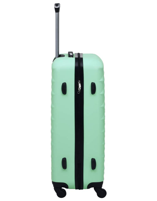 Încărcați imaginea în vizualizatorul Galerie, Set de valize cu carcasă rigidă, 3 piese, verde mentă, ABS - Lando
