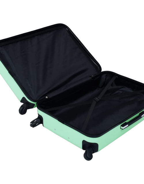 Încărcați imaginea în vizualizatorul Galerie, Set de valize cu carcasă rigidă, 3 piese, verde mentă, ABS - Lando
