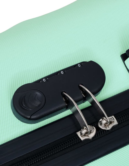 Загрузите изображение в средство просмотра галереи, Set de valize cu carcasă rigidă, 3 piese, verde mentă, ABS - Lando
