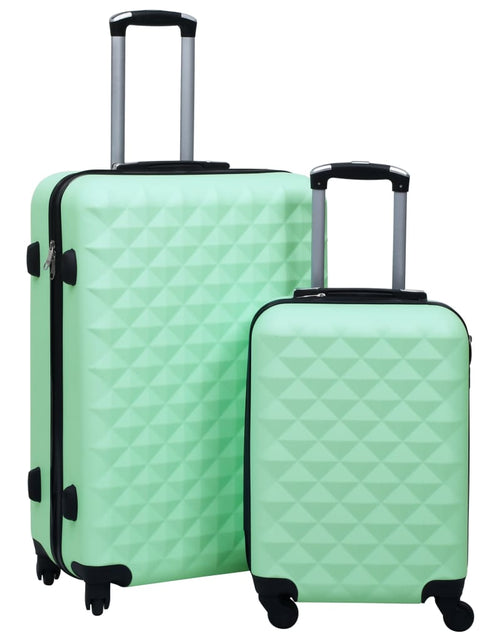 Încărcați imaginea în vizualizatorul Galerie, Set de valize cu carcasă rigidă, 2 piese, verde mentă, ABS - Lando
