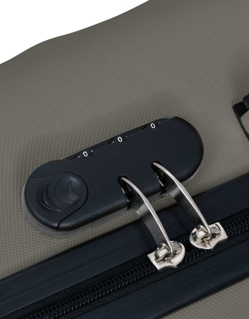 Загрузите изображение в средство просмотра галереи, Set de valize cu carcasă rigidă, 2 piese, antracit, ABS - Lando
