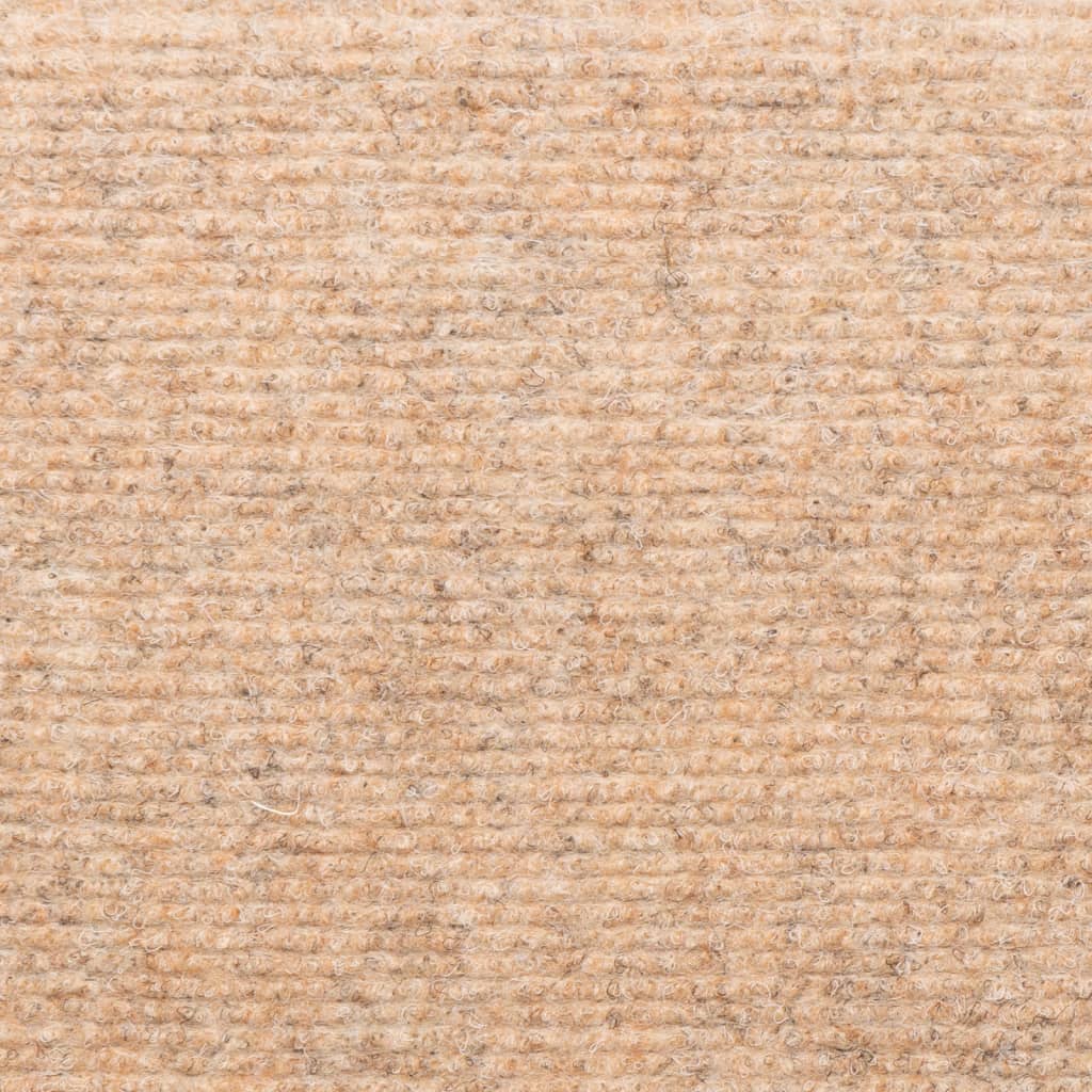 Covorașe de scări cusătură punch, 15 buc., maro, 65x21x4 cm - Lando