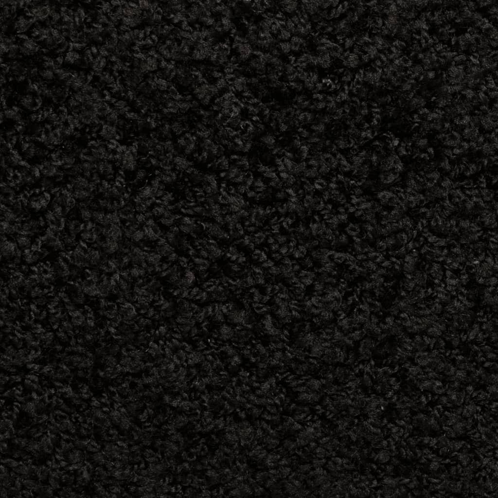 Covorașe de trepte de scară, 15 buc., negru, 65x21x4 cm - Lando