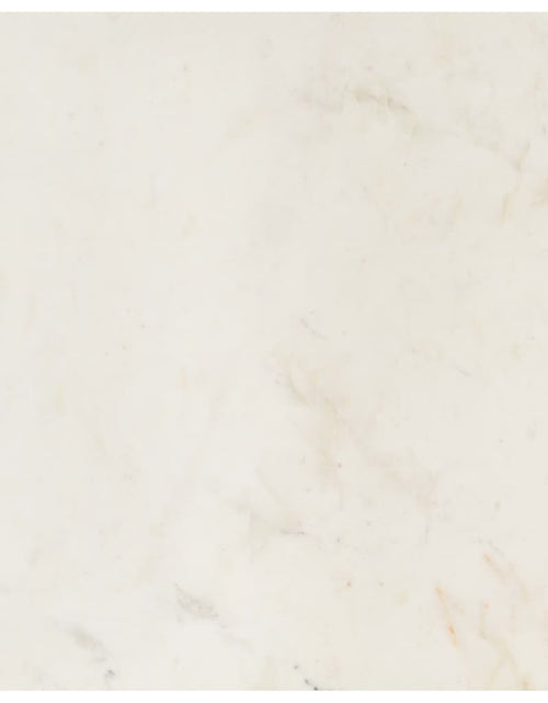 Загрузите изображение в средство просмотра галереи, Măsuță de cafea alb 60x60x35 cm piatră naturală aspect marmură Lando - Lando
