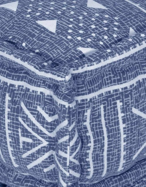 Încărcați imaginea în vizualizatorul Galerie, Fotoliu puf modular, indigo, material textil Lando - Lando
