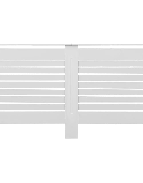Загрузите изображение в средство просмотра галереи, Măști de calorifer, 2 buc., alb, 152 x 19 x 81,5 cm, MDF Lando - Lando
