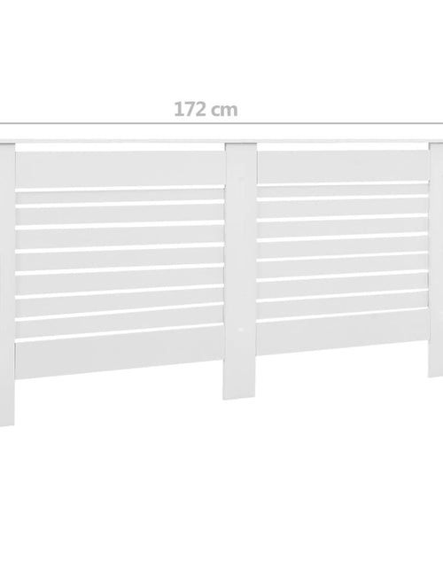 Загрузите изображение в средство просмотра галереи, Măști de calorifer, 2 buc., alb, 172 x 19 x 81,5 cm, MDF Lando - Lando
