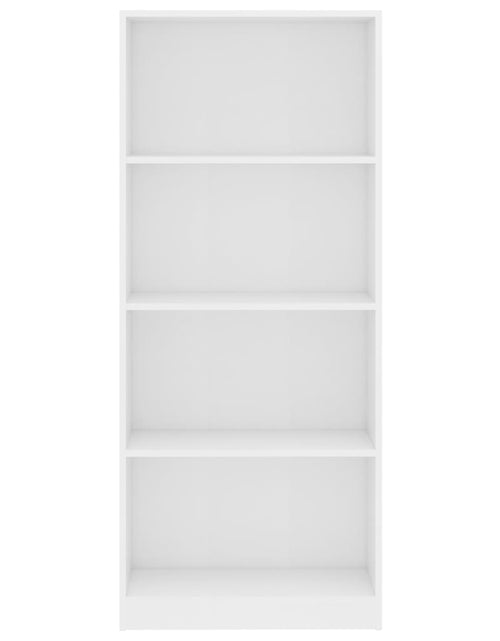 Încărcați imaginea în vizualizatorul Galerie, Bibliotecă cu 4 rafturi, alb, 60x24x142 cm, PAL Lando - Lando
